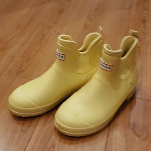 Hunter ankle boots -yellow